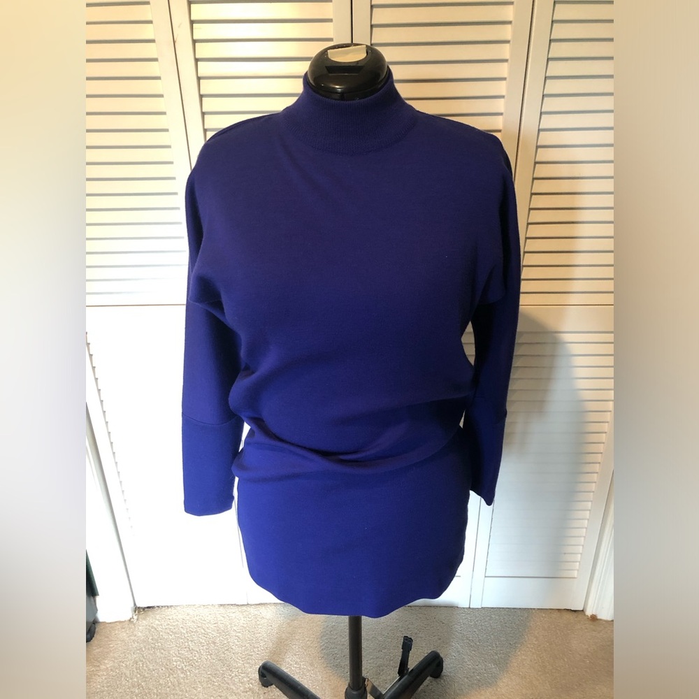 Liz Claiborne vintage wool turtleneck sweater dress